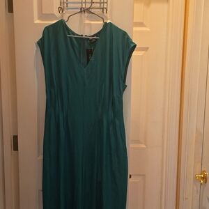 City chic XXS (Size 12) green wide leg jumpsuit